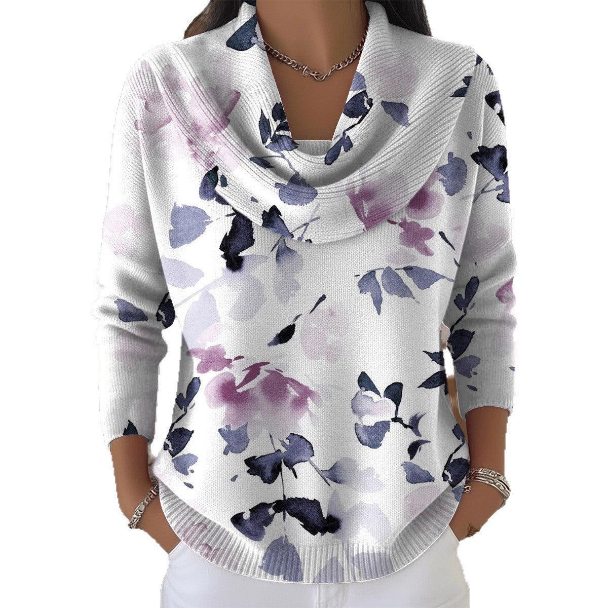 3D Printed Loose Women's Sweater