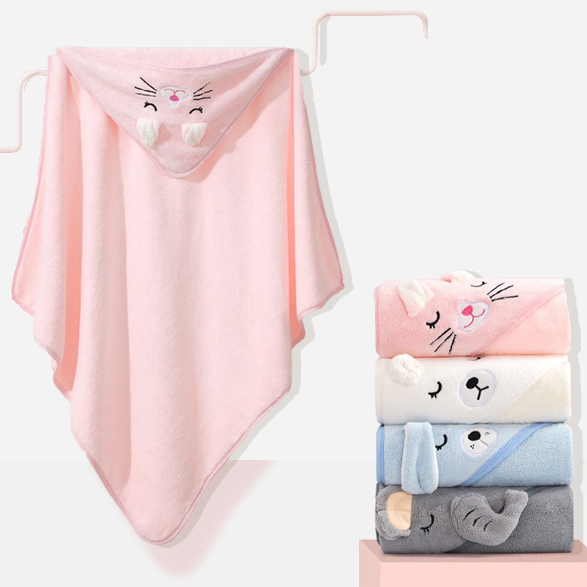 Newborn Coral Fleece Blanket